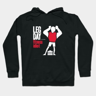 Leg day skipped-album cover parody Hoodie